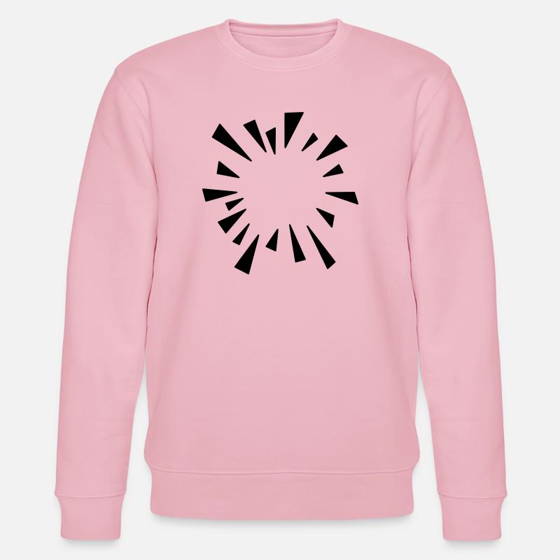 Comic Effekt geplatzter Luftballon - Stanley/Stella Unisex Bio-Sweatshirt CHANGER  - Hellrosa