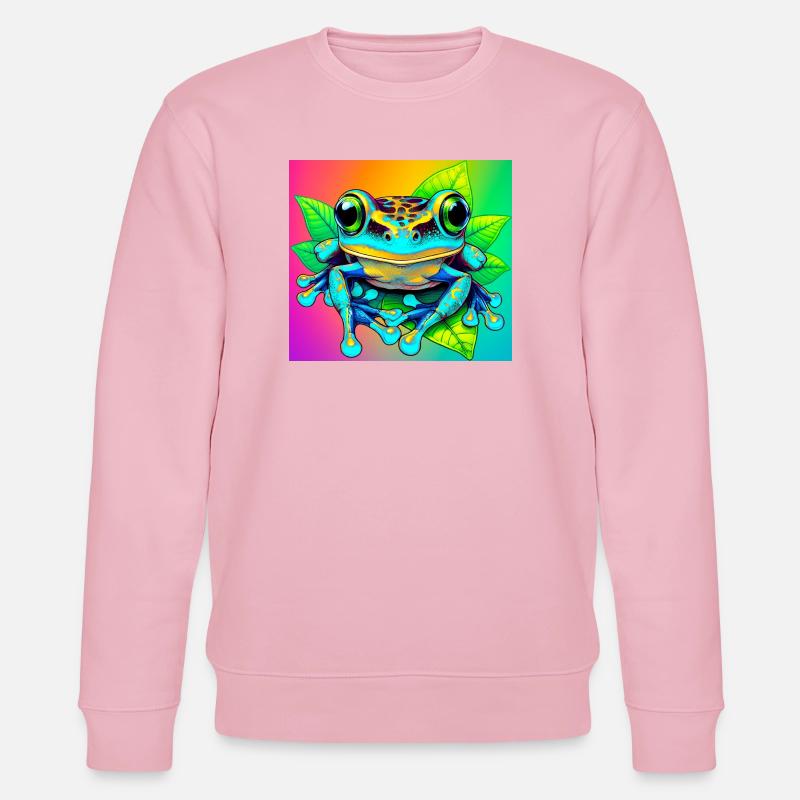 Frosch - Stanley/Stella Unisex Bio-Sweatshirt CHANGER  - Hellrosa