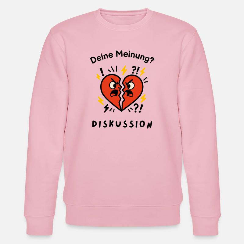 Discussion - Conception d’opinion - Sweat bio CHANGER Stanley/Stella Unisexe - rose pâle