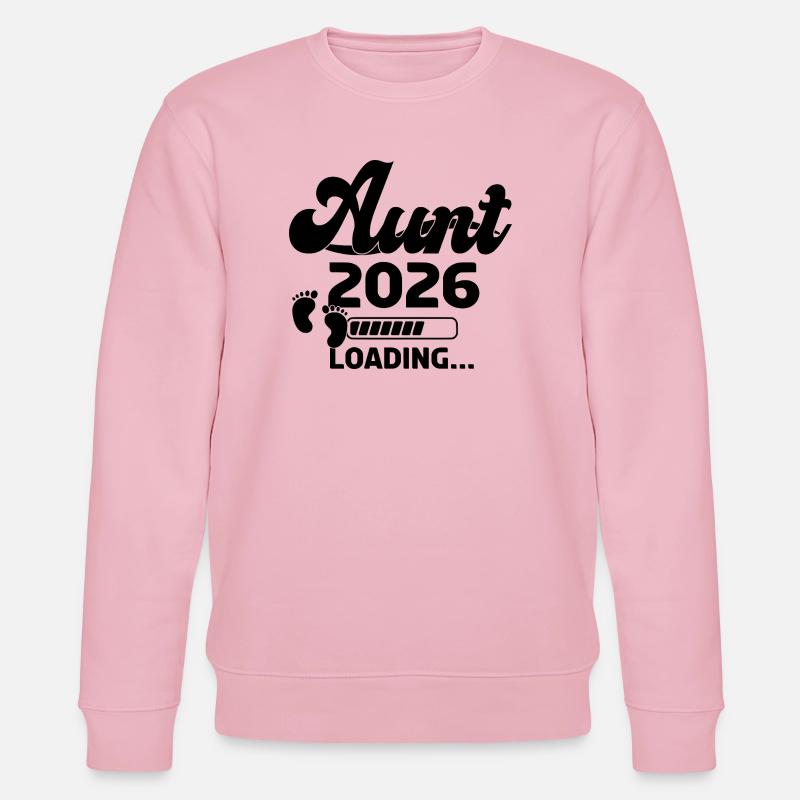 Aunt 2026 Loading - Stanley/Stella CHANGER Unisex Organic Sweatshirt - cotton pink