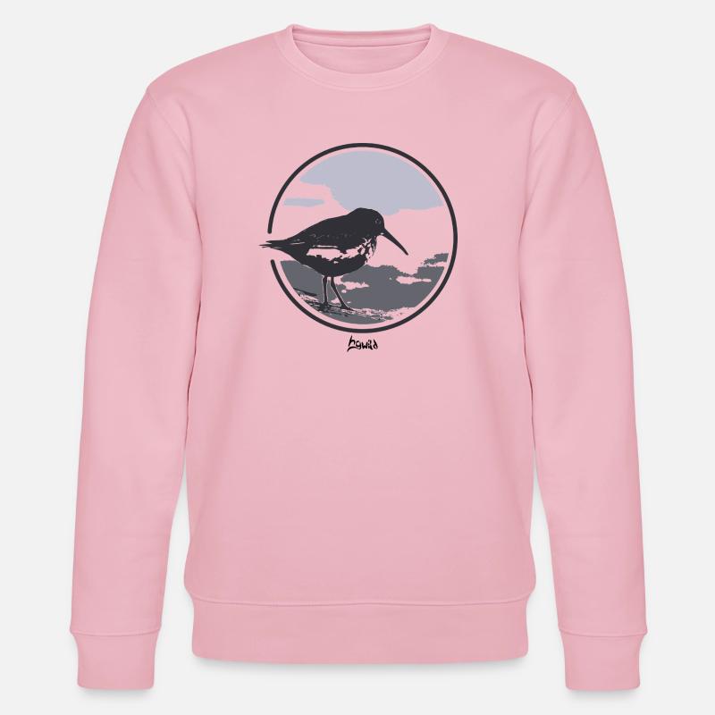 HGWILD - Alpenstrandläufer - Stanley/Stella Unisex Bio-Sweatshirt CHANGER  - Hellrosa
