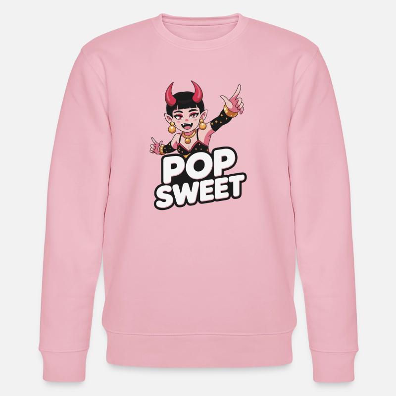 Pop Sweet Devilette - Stanley/Stella Unisex Bio-Sweatshirt CHANGER  - Hellrosa