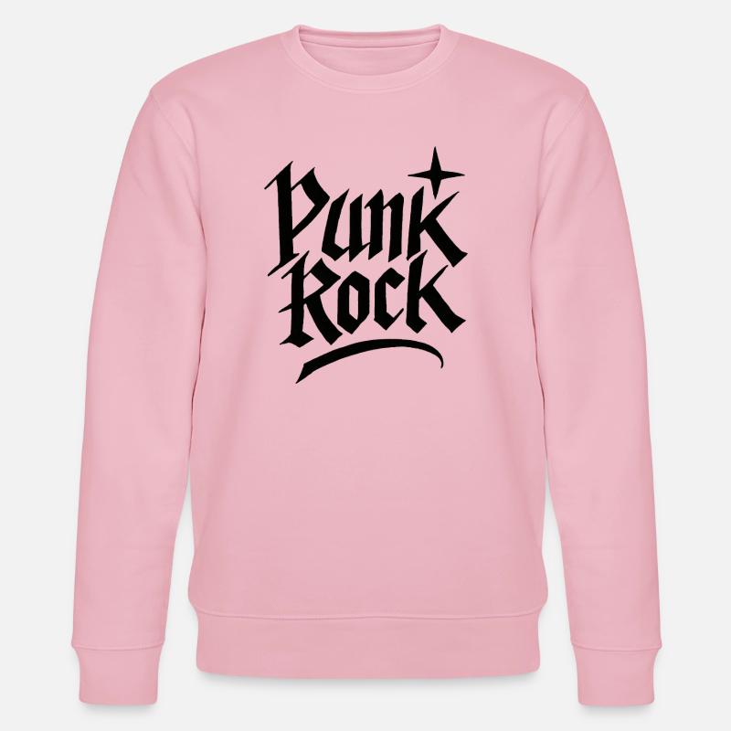 Punk Rock Gothic Schriftzug - Stanley/Stella Unisex Bio-Sweatshirt CHANGER  - Hellrosa