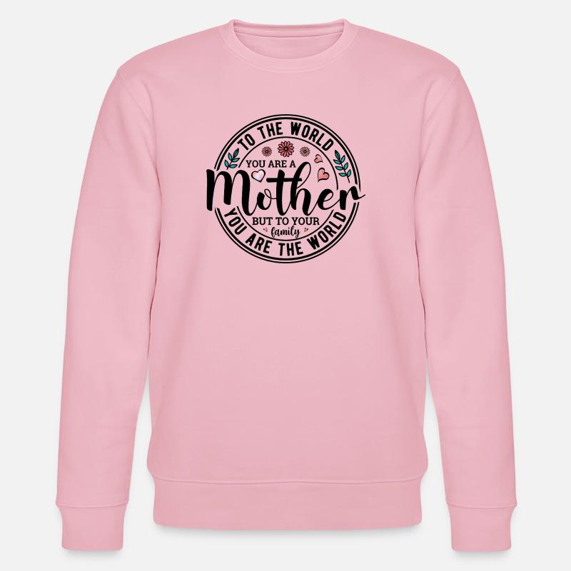 Vous êtes une Mère - Sweat bio CHANGER Stanley/Stella Unisexe - rose pâle