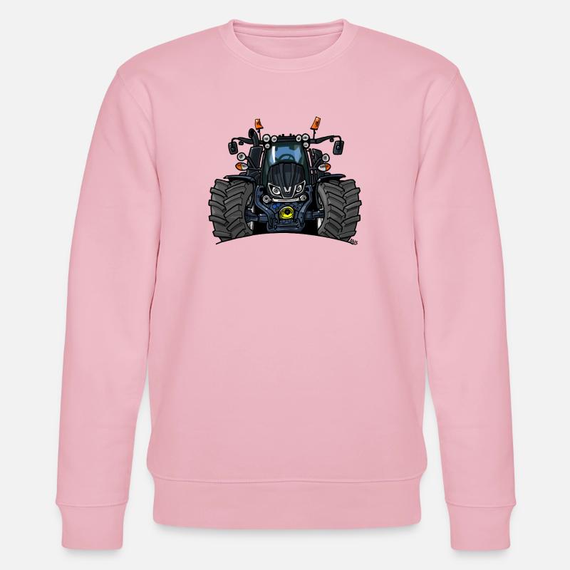 1396-SCHWARZ-V-TRAKTOR - Stanley/Stella Unisex Bio-Sweatshirt CHANGER  - Hellrosa