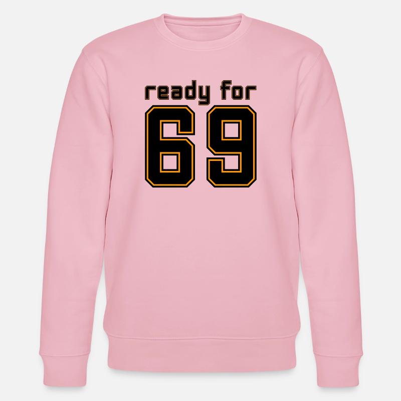 Ready for 69 trikot  - Stanley/Stella Unisex Bio-Sweatshirt CHANGER  - Hellrosa