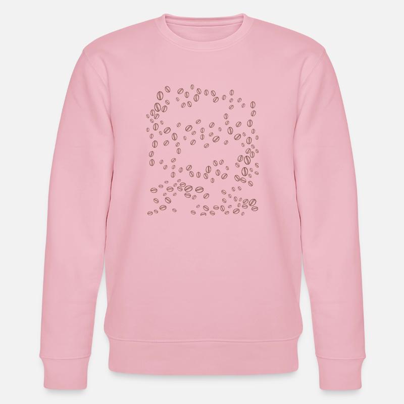 Kaffeebohnen Orbit Swirl - Stanley/Stella Unisex Bio-Sweatshirt CHANGER  - Hellrosa
