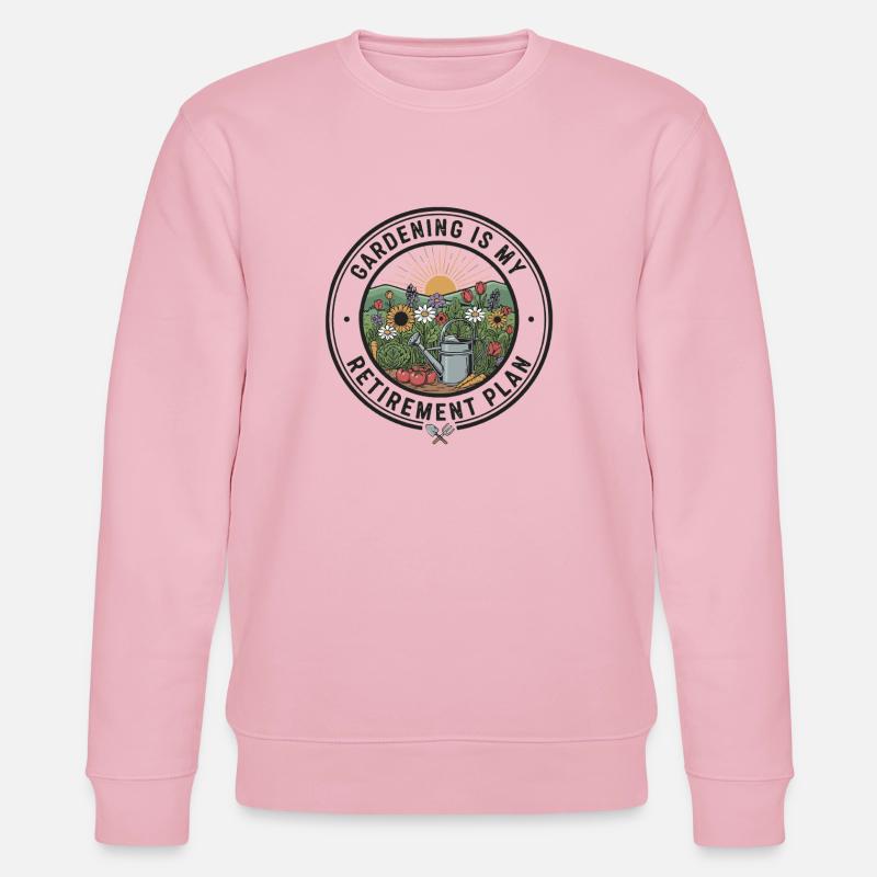 Gardening Retirement Plan Retiree - Stanley/Stella Unisex Bio-Sweatshirt CHANGER  - Hellrosa