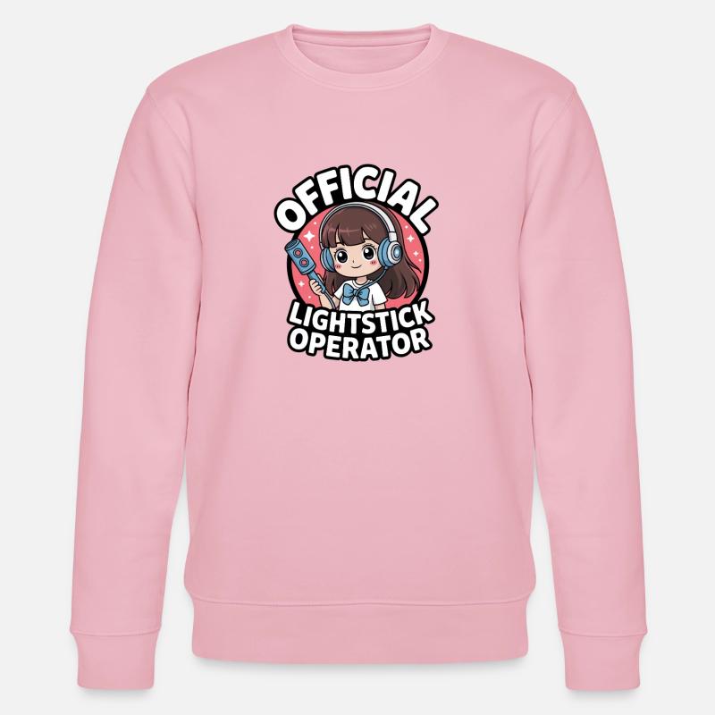 K-Pop Fan Lightstick Korea - Stanley/Stella Unisex Bio-Sweatshirt CHANGER  - Hellrosa
