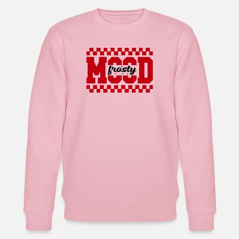 Impression graphique MAD Grid - Sweat bio CHANGER Stanley/Stella Unisexe - rose pâle