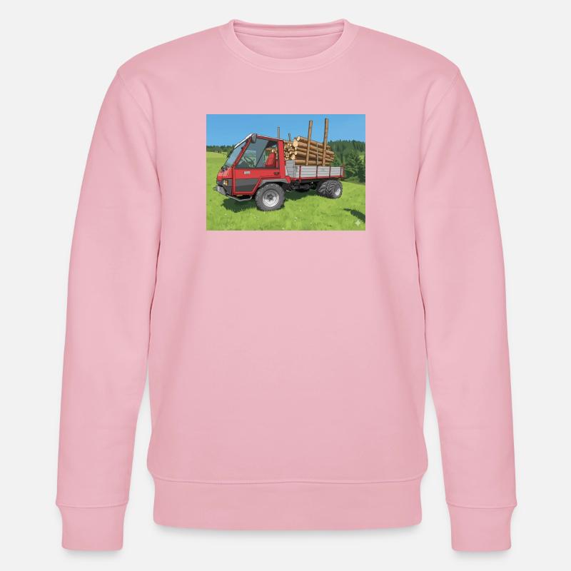 AEBI TP68 - Stanley/Stella Unisex Bio-Sweatshirt CHANGER  - Hellrosa