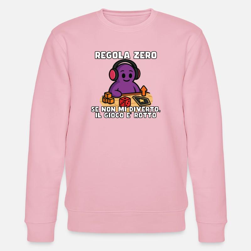 Règle zéro : S’amuser ou rompre - Sweat bio CHANGER Stanley/Stella Unisexe - rose pâle