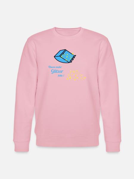 more glitter - Stanley/Stella CHANGER Unisex Organic Sweatshirt - cotton pink
