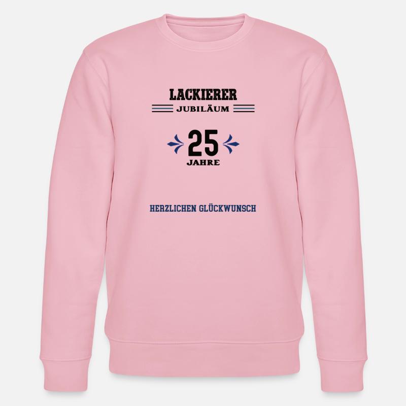 Peintre 25e anniversaire 25e anniversaire - Sweat bio CHANGER Stanley/Stella Unisexe - rose pâle