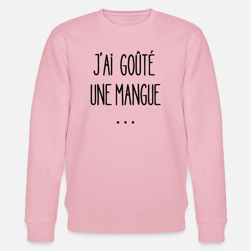 Ich habe eine Mango probiert - Stanley/Stella Unisex Bio-Sweatshirt CHANGER - Hellrosa
