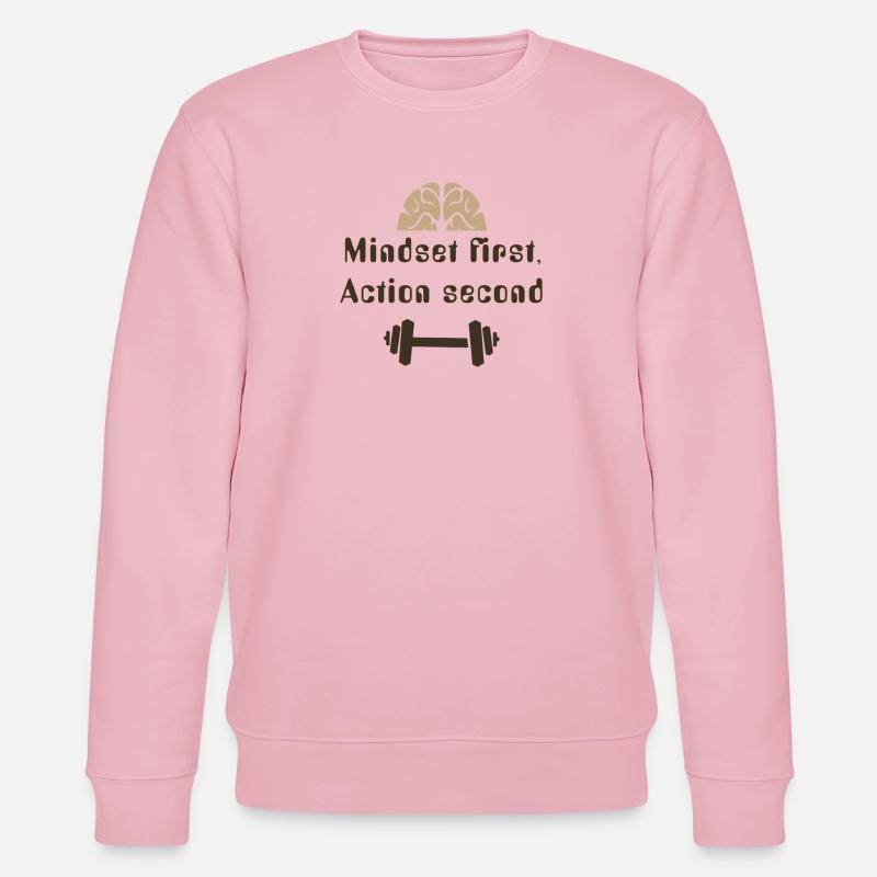 MIndsetFirstActionSecond_20250924 - Stanley/Stella Unisex Bio-Sweatshirt CHANGER  - Hellrosa