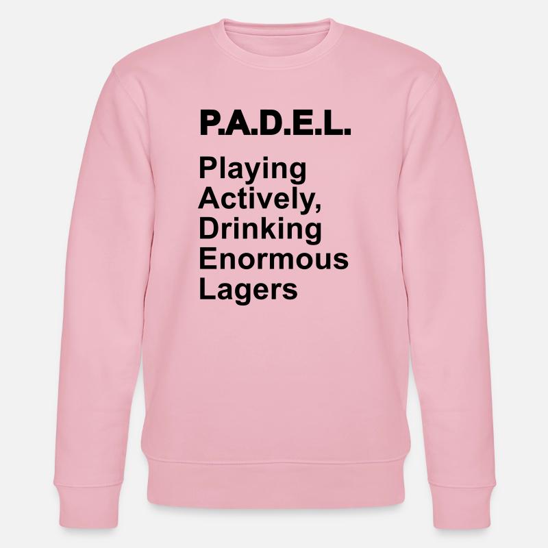 Betydningen af padel - Stanley/Stella økologisk unisex-sweatshirt CHANGER  - lys rosa