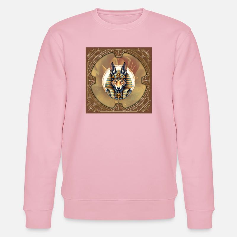 Steampunk Pharaon Renard - Sweat bio CHANGER Stanley/Stella Unisexe - rose pâle