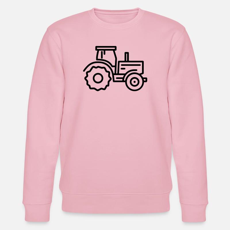 Traktor - Stanley/Stella Unisex Bio-Sweatshirt CHANGER  - Hellrosa