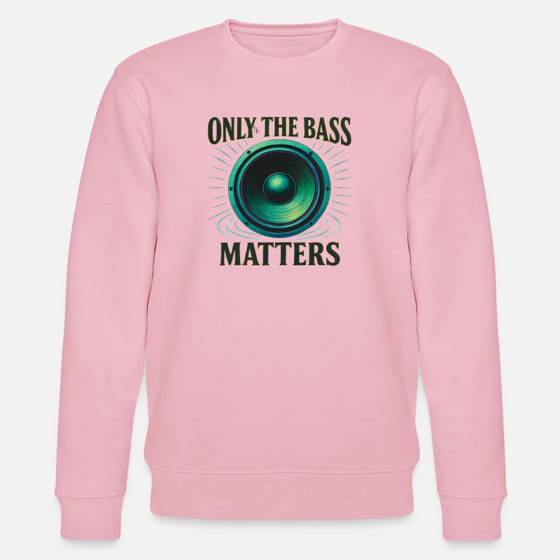 Techno – Seules les basses comptent - Sweat bio CHANGER Stanley/Stella Unisexe - rose pâle
