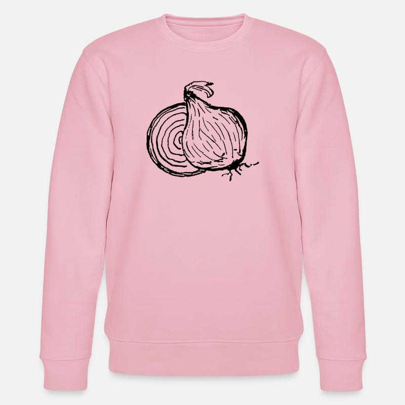 Onion Power – Oignon de caractère - Sweat bio CHANGER Stanley/Stella Unisexe - rose pâle