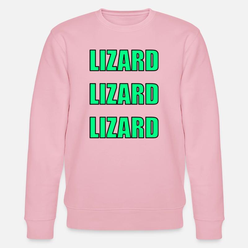 Echsen-Echo - Stanley/Stella Unisex Bio-Sweatshirt CHANGER  - Hellrosa