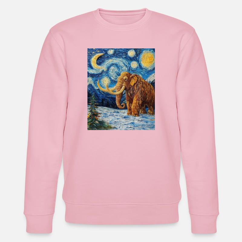 Mammut Van Gogh Starry Night - Stanley/Stella Unisex Bio-Sweatshirt CHANGER  - Hellrosa