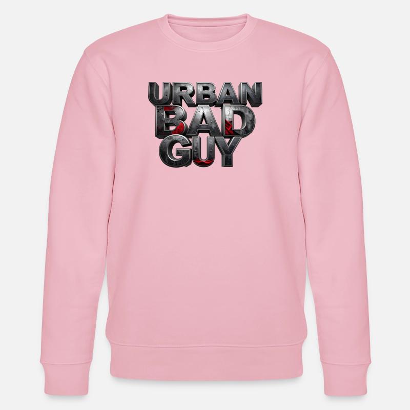 Bad Guy Urban – the player - Stanley/Stella CHANGER Unisex Organic Sweatshirt - cotton pink