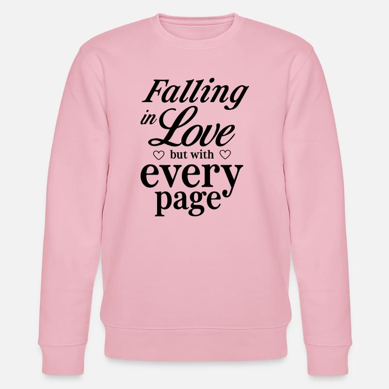 Verliebt euch, aber mit jeder Seite - Stanley/Stella Unisex Bio-Sweatshirt CHANGER - Hellrosa