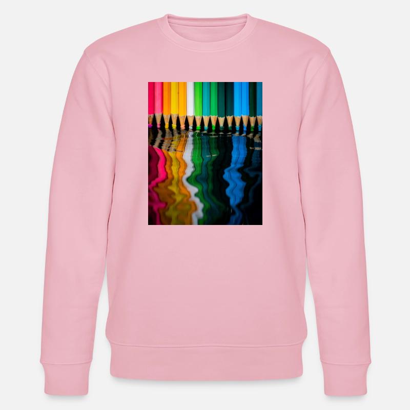 Lignes directrices, esprits réfléchis - Sweat bio CHANGER Stanley/Stella Unisexe - rose pâle