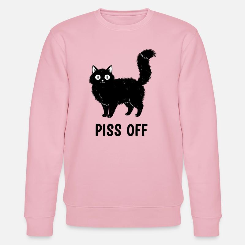 Midnight Cat Snark - Sweat bio CHANGER Stanley/Stella Unisexe - rose pâle