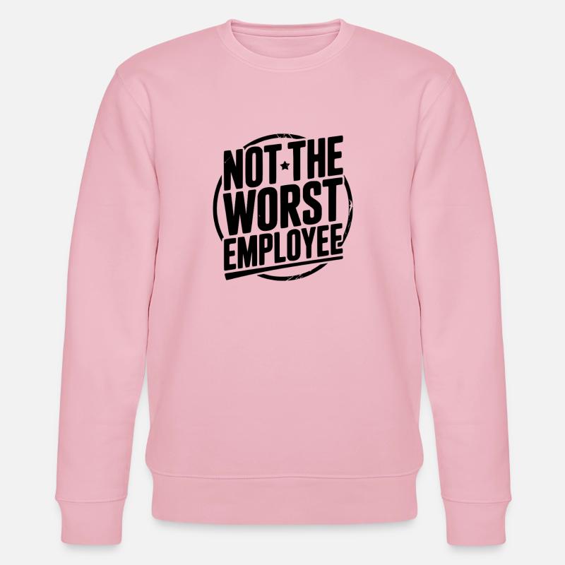 Nicht der schlechteste Mitarbeiter - Stanley/Stella Unisex Bio-Sweatshirt CHANGER  - Hellrosa