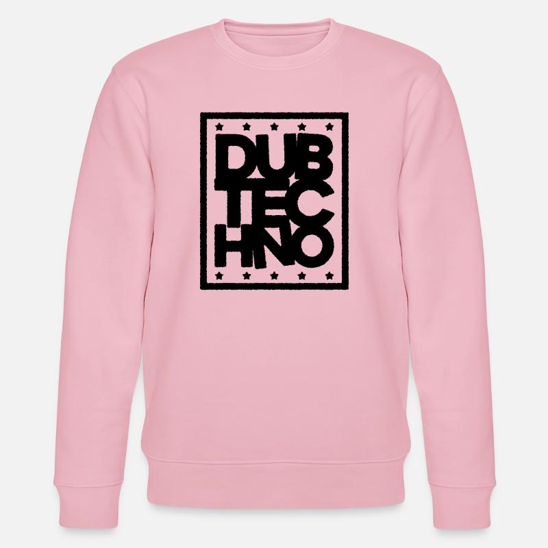 Dub Techno Dark Edition - Stanley/Stella Unisex Bio-Sweatshirt CHANGER  - Hellrosa