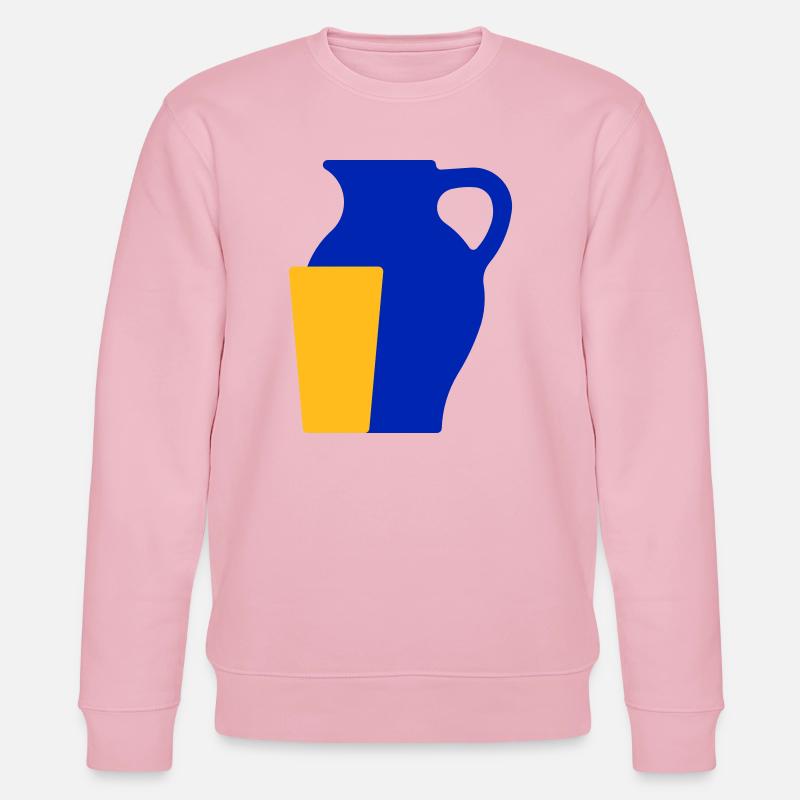Bembel und Geripptes - Stanley/Stella Unisex Bio-Sweatshirt CHANGER  - Hellrosa