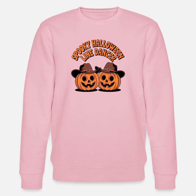 Danseuse en ligne hantée d’Halloween - Sweat bio CHANGER Stanley/Stella Unisexe - rose pâle