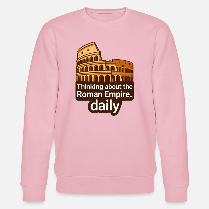Römisches Imperium Daily - Stanley/Stella Unisex Bio-Sweatshirt CHANGER  - Hellrosa