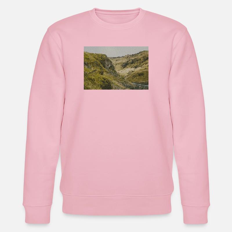 Wüstenfluss Tallandschaft - Stanley/Stella Unisex Bio-Sweatshirt CHANGER - Hellrosa