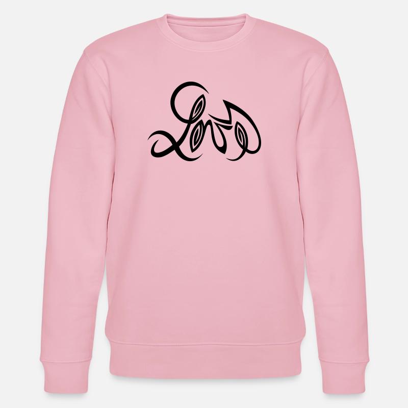 Love Design von Cean - Stanley/Stella Unisex Bio-Sweatshirt CHANGER  - Hellrosa