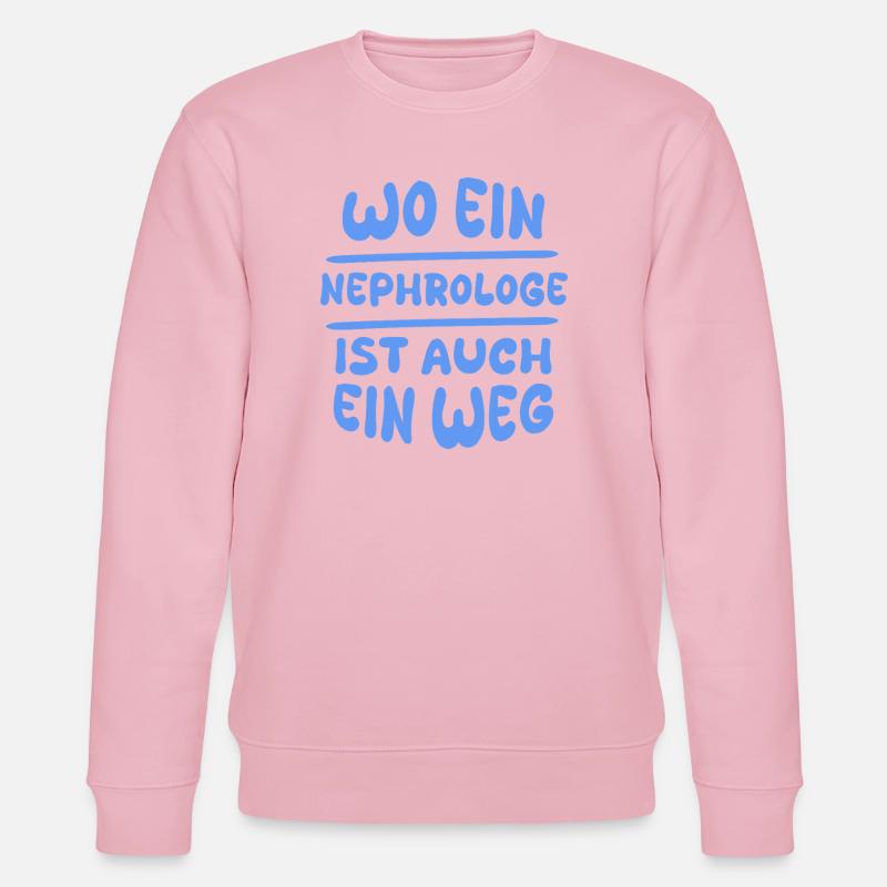 Nephrologe als Nephrologe - Stanley/Stella Unisex Bio-Sweatshirt CHANGER  - Hellrosa