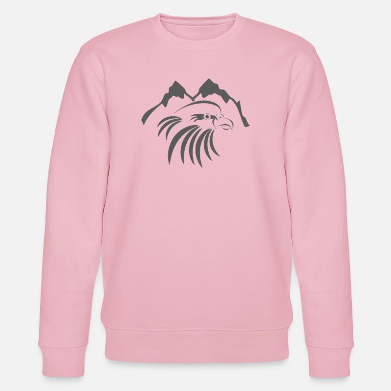Adler_001a - Stanley/Stella Unisex Bio-Sweatshirt CHANGER  - Hellrosa