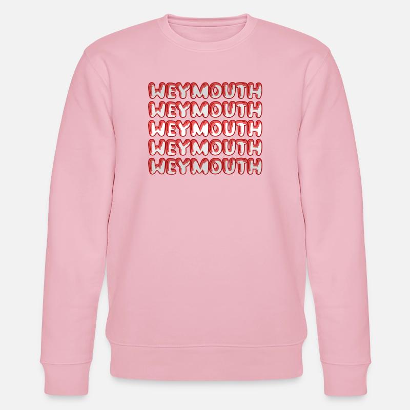 Weymouth als Reise - Stanley/Stella Unisex Bio-Sweatshirt CHANGER  - Hellrosa