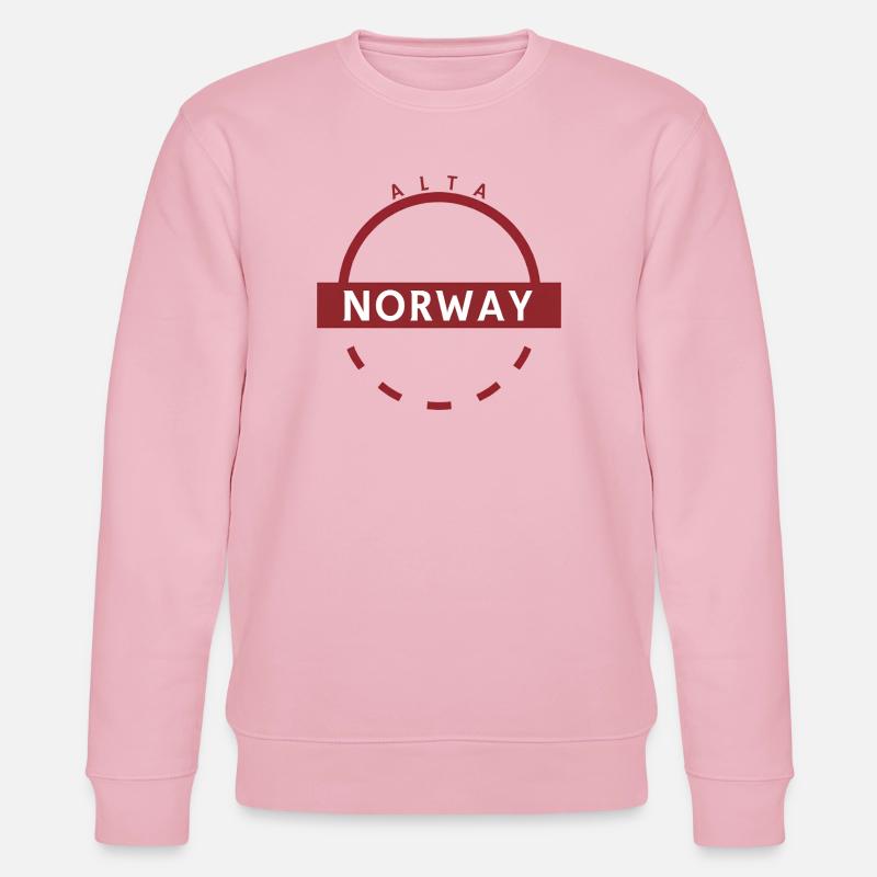 Alta Norway Emblem Ring - Stanley/Stella Unisex Bio-Sweatshirt CHANGER  - Hellrosa