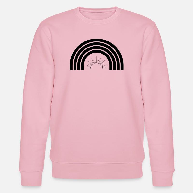 Regenbogenlicht - Stanley/Stella Unisex Bio-Sweatshirt CHANGER  - Hellrosa