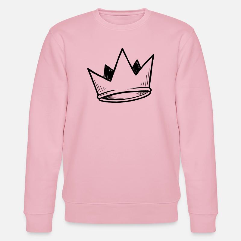 Vecteur de couronne | Doodle Look - Sweat bio CHANGER Stanley/Stella Unisexe - rose pâle