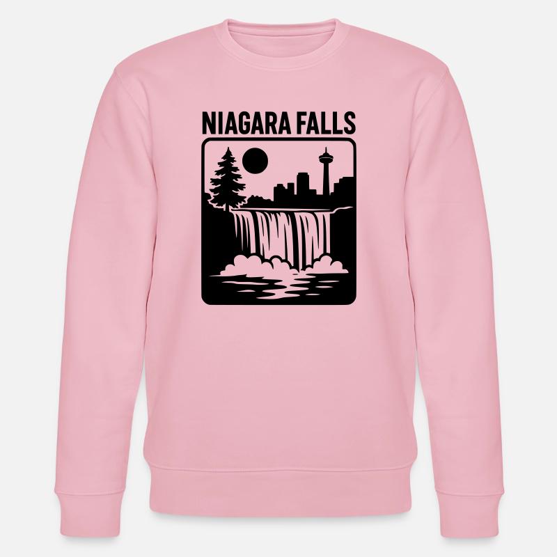 Niagara Falls Falls Canada Vacances Loisirs - Sweat bio CHANGER Stanley/Stella Unisexe - rose pâle