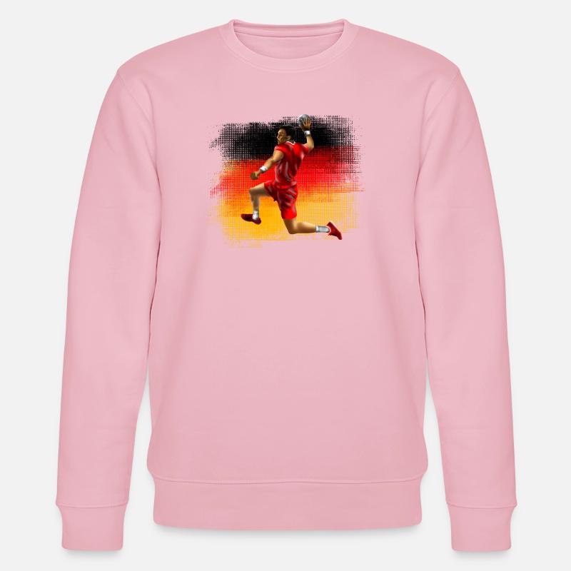 Handball - Stanley/Stella Unisex Bio-Sweatshirt CHANGER  - Hellrosa