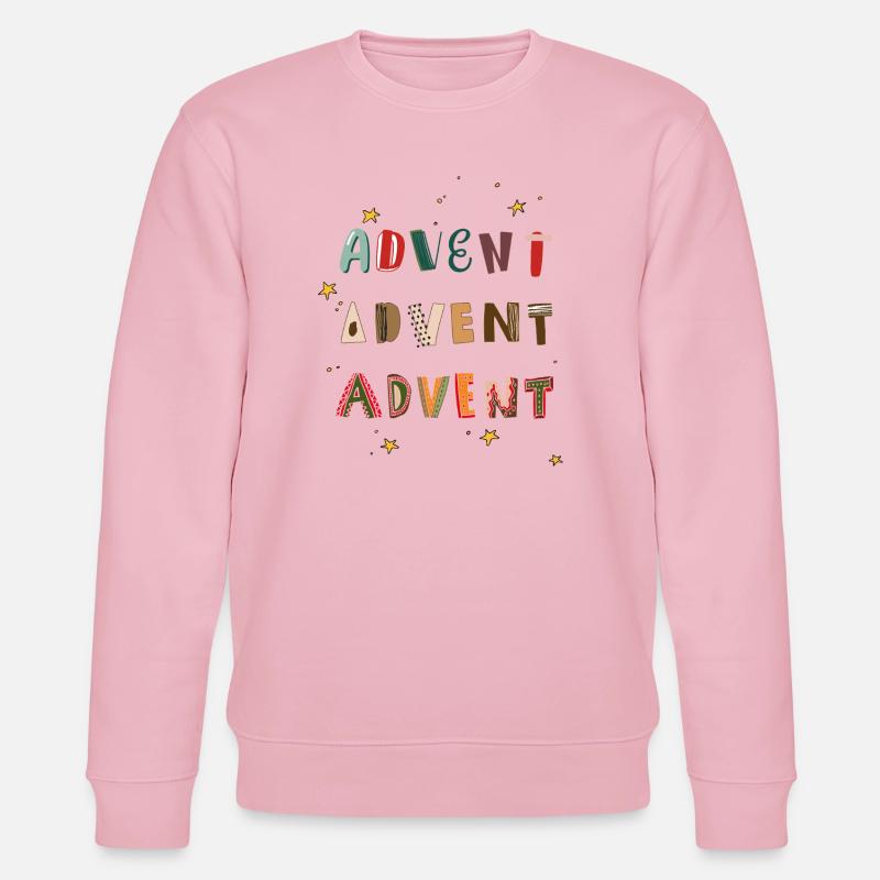 Advent Advent - Stanley/Stella Unisex Bio-Sweatshirt CHANGER  - Hellrosa