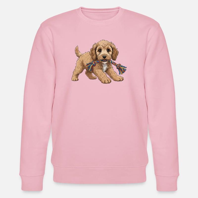 Chiot Cockapoo - Sweat bio CHANGER Stanley/Stella Unisexe - rose pâle