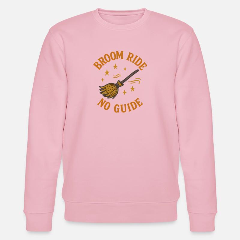 Balade en balade sans guide, Halloween - Sweat bio CHANGER Stanley/Stella Unisexe - rose pâle