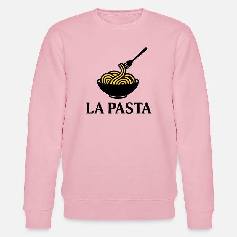 La Pasta - Stanley/Stella Unisex Bio-Sweatshirt CHANGER  - Hellrosa